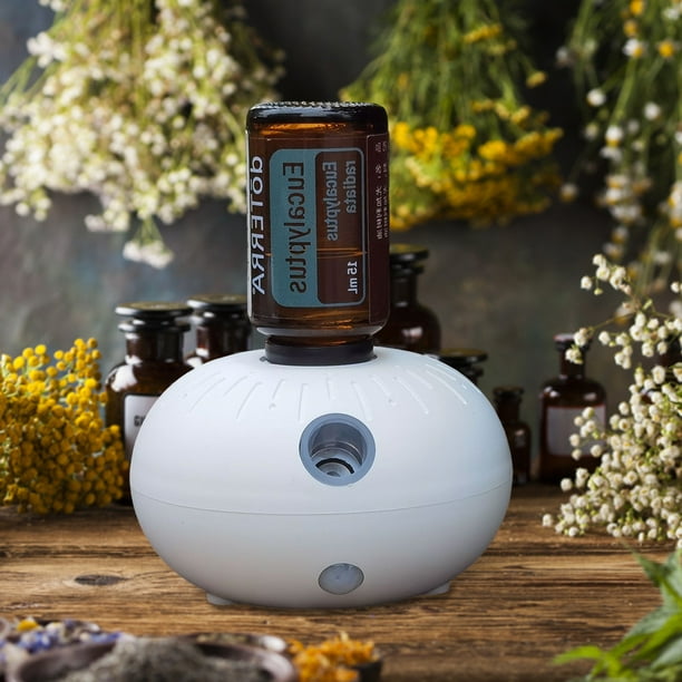 Difusor de aceite esencial, mini difusor portátil de aromaterapia de 3.5 fl  oz, humidificador vaporizador de niebla fría, apagado automático sin agua