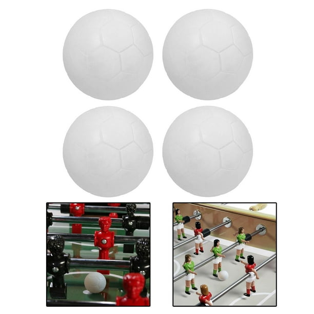 8pcs Balones de fútbol de mesa Juego de fútbol de reemplazo Bolas de  futbolín Mini resina de mesa de fútbol Bolas blancas y negras