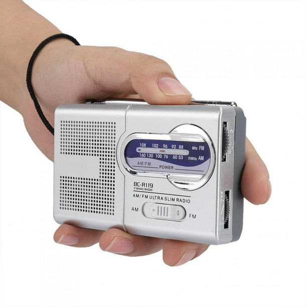Mini radio, Radio portátil de bolsillo AM/FM Radio pequeña Radio portátil  Ultra sensible