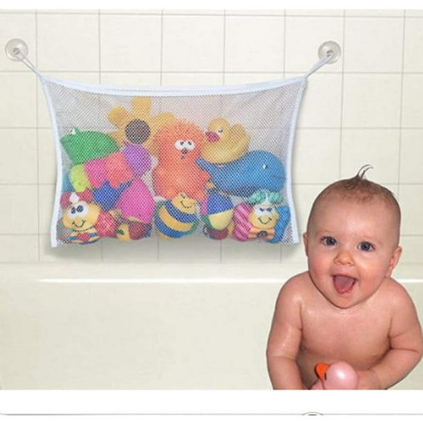 Baño para bebés Red de almacenamiento de juguetes Bañera para