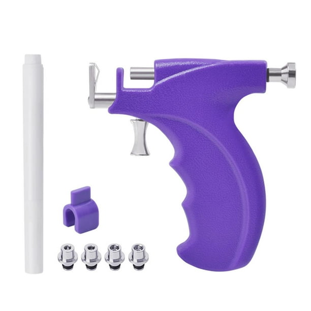 Pistola para Piercing de oreja, Kit de herramientas de limpieza para la  nariz, desechable, 6 paquetes