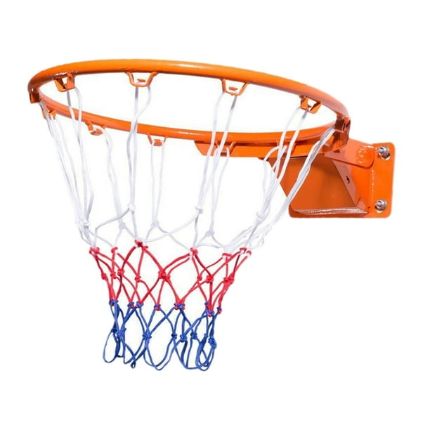 VEVOR VEVOR Aro de Baloncesto Diámetro Exterior 483mm Canasta de Baloncesto  de Acero al Carbono con Red Pieza de Repuesto de Portería de Baloncesto  Montada en Pared para Entrenamiento de Baloncesto, Naranja