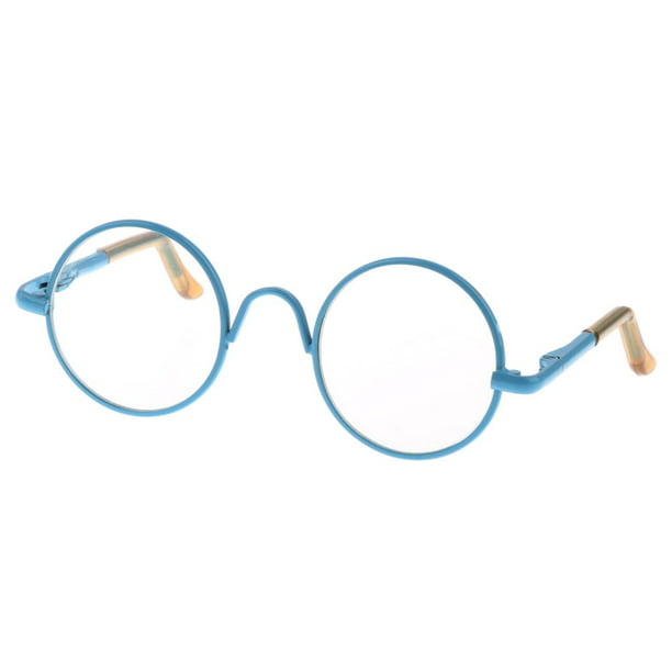 De De Montura Metálica forma forma Lente De 12 '' Dolls Azul Hugo Par de gafas de | Bodega Aurrera en línea