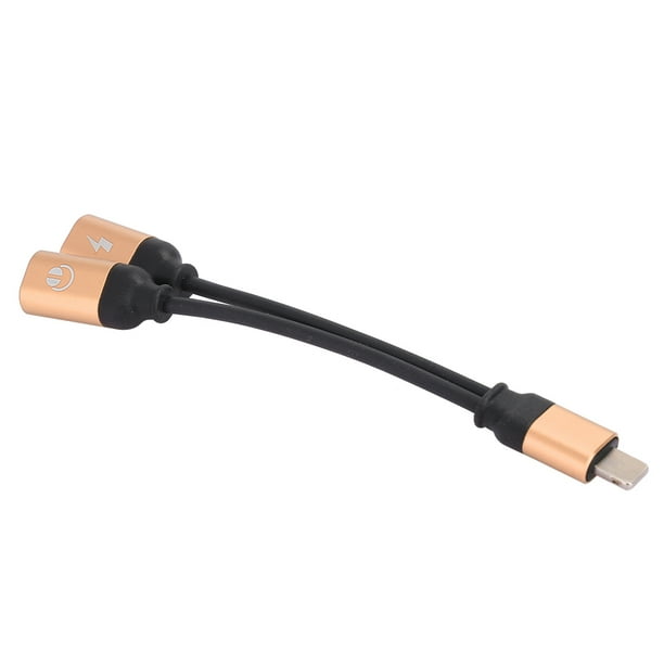 Cable adaptador de carga de auriculares para IOS, 2 en 1 Cable adaptador de  carga de auriculares Cable adaptador para características líderes de clase  IO