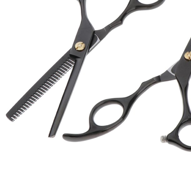 Juego De Tijeras Profesionales Para Cabello Estuche Peine Tijera Dentada,  Capa 