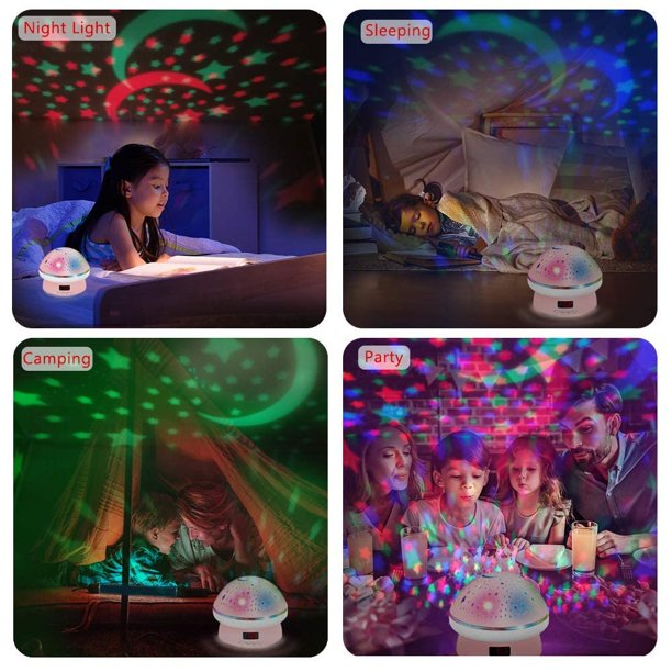 Proyector LED de luz nocturna para, proyector de astronauta con control  remoto, decoración de habitaciones, regalo para niños y adultos oso de  fresa Electrónica