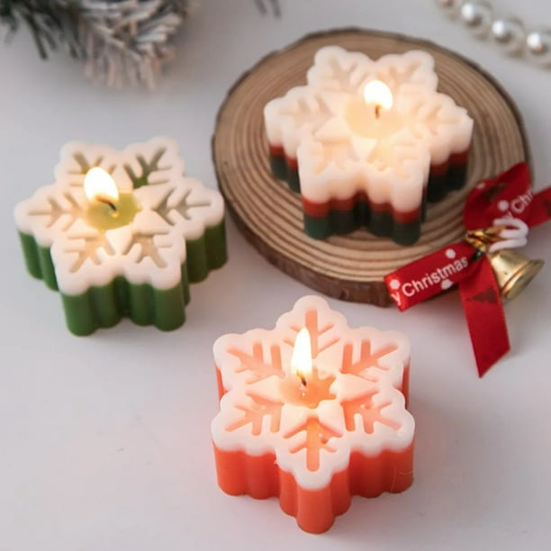 2 piezas de caja de regalo de silicona para velas de jabón, moldes de  fondant, molde de caramelo de chocolate, molde de resina epoxi para hacer  velas