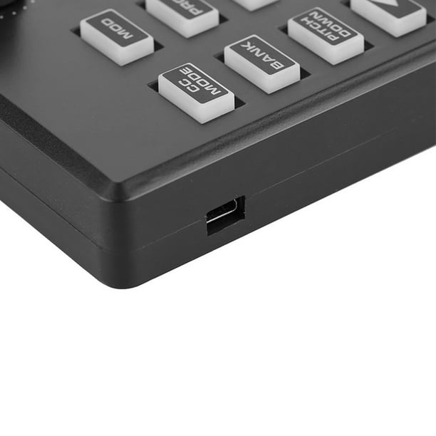 Controlador MIDI WORLDE Panda MINI Controlador de teclado MIDI USB  ultraportátil de 25 teclas 8 almohadillas de disparo retroiluminadas  coloridas