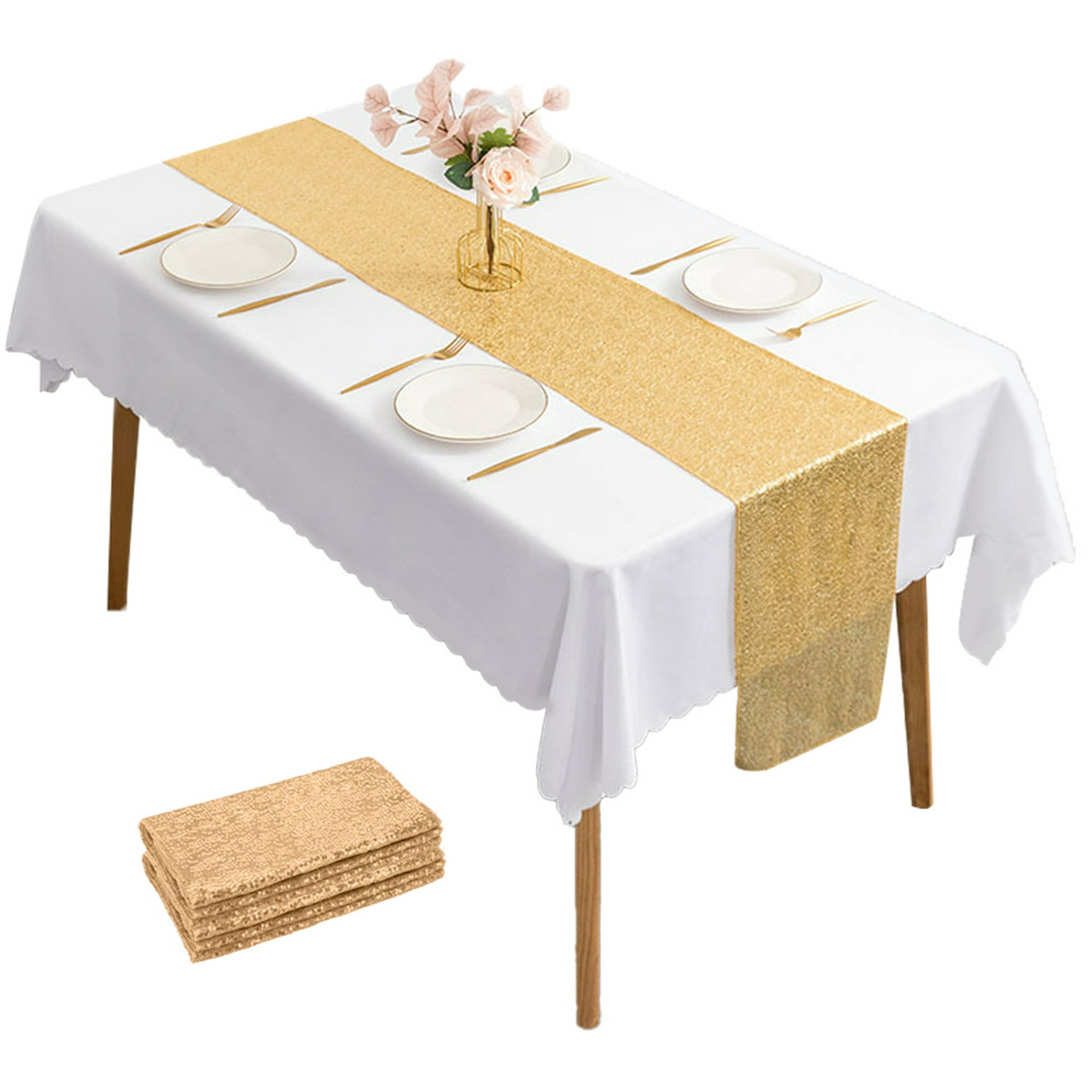 30 * 300 cubiertas de camino de mesa decoración de mesa comedor