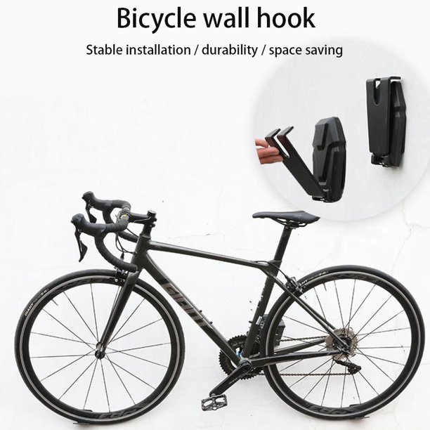 Soporte de pared para bicicleta, gancho de almacenamiento, soporte de  montaña, colgador de acero, accesorios de bicicleta montados en bicicleta,  kit