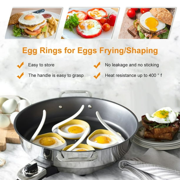 Molde de cocina de forma redonda, utensilio para cocinar huevos
