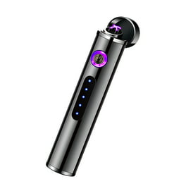 Encendedor eléctrico USB, encendedor enchufado, control táctil, hielo  negro, 35*75mm JAMW Sencillez