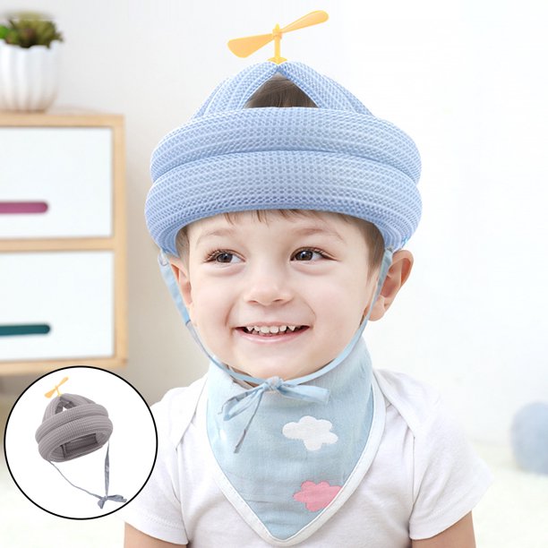 1 gorro de casco anticaída para niños pequeños: protector de