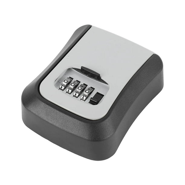 Caja de seguridad para llaves de pared, caja de seguridad con combinación  impermeable para exteriores, caja de almacenamiento de llaves de aleación  de