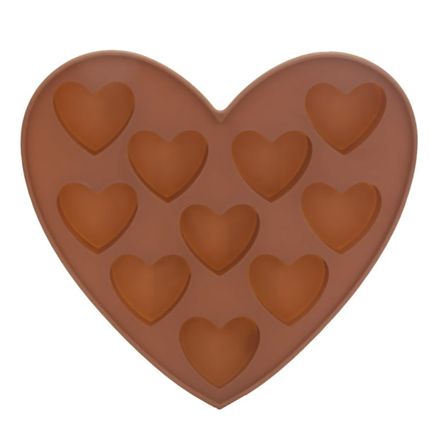 Molde de corazón de Chocolate, moldes de silicona para hornear