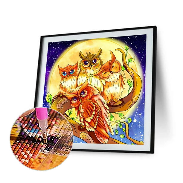 Cuadros Decorativos Pintura de diamante 5D DIY Kit de dibujos animados de  taladro cuadrado completo decoración del hogar arte artesanal Wdftyju