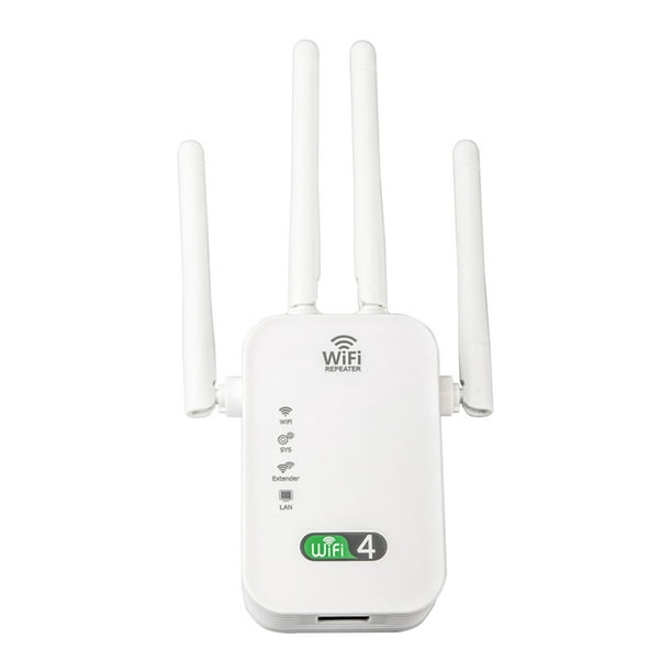 WiFi Extender Booster Repetidor para el hogar y exteriores, 1200Mbps  (9800sq.ft) y 45+ dispositivos, WiFi de banda dual 2.4 y 5GHz, WPS WiFi con  fuert