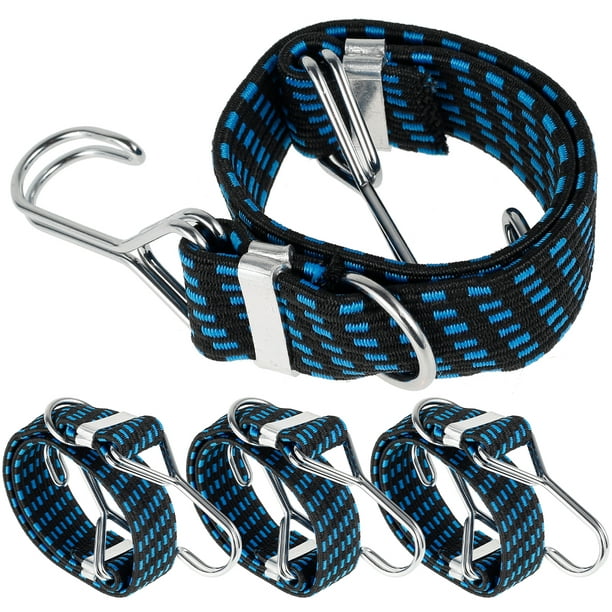 Cuerdas elásticas con gancho para equipaje, cuerdas resistentes de