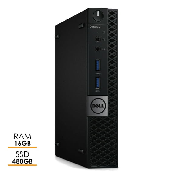 computadora optiplex 3050 dell mini i5 sexta 16gb ram 480gb ssd reacondicionado