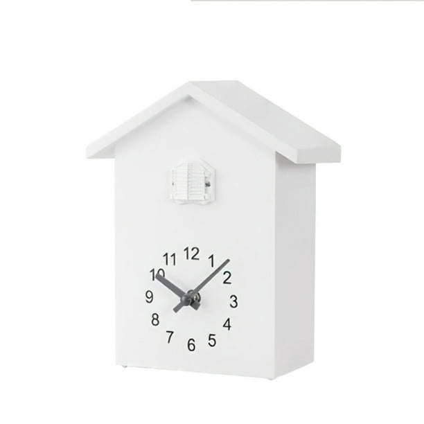  Reloj de cuco, reloj de pared de cuco con péndulo, reloj de  pájaro, voz de pájaro natural o llamada de cuco, reloj de cuarzo péndulo de  cuco para decoración del hogar