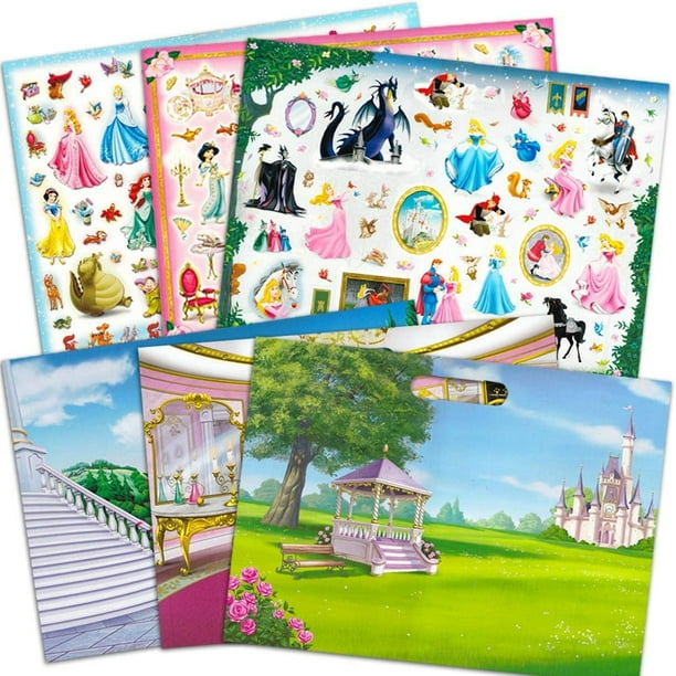 Álbum y pegatinas Disney- Adhesivo Gigante Disney Princesa Bella Brillante  5