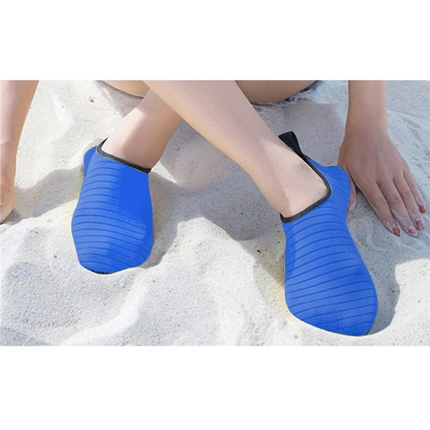 Escarpines de ejercicio Acuáticos Calzado de Buceo Calcetines Beach de Pies  de Hombres Mujeres - 40 DYNWAVEMX Zapatos de agua de las mujeres para  hombres