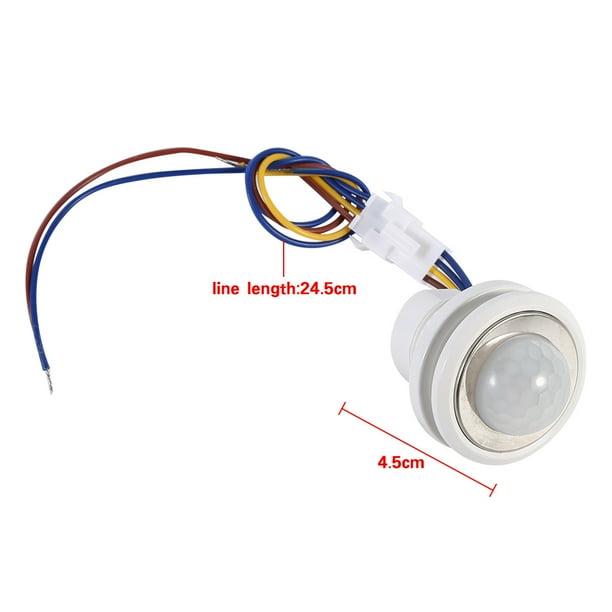 Interruptor de sensor de movimiento PIR infrarrojo automático para luz LED