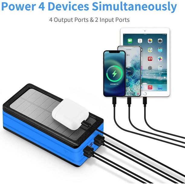 Bateria Portatil Para Celular Solar Para Samsung Iphone Android