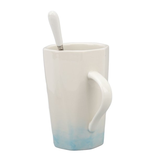 Tazas grandes de cerámica de 400ml taza de café con estilo de pintura con  tinta ANGGREK Otros