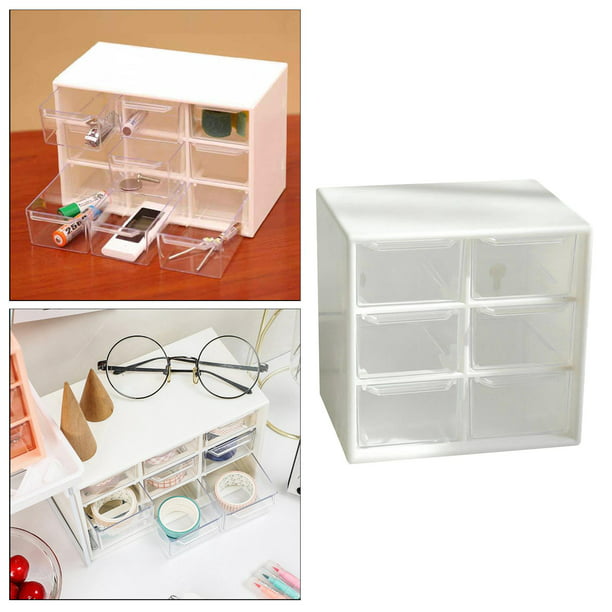 Escritorio de plástico apible artesanía piezas pequeñas 9 cajones  organizador gabinete cajas de almacenamiento con compartimentos Sunnimix  caja del gabinete de almacenamiento