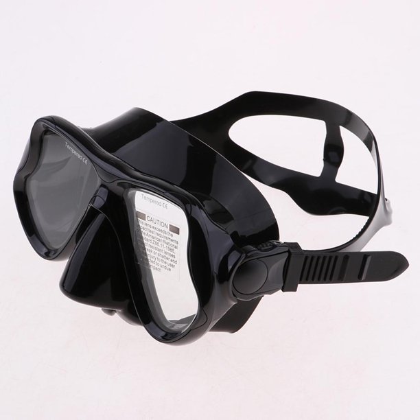 Gafas de buceo antivaho con vista panorámica en HD y cubierta nasal para  adultos y jóvenes; máscara de vidrio templado para practicar esnórquel o