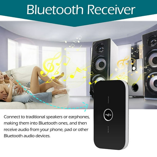 Transmisor Y Receptor Bluetooth 2 En 1 Inalámbrico A2dp