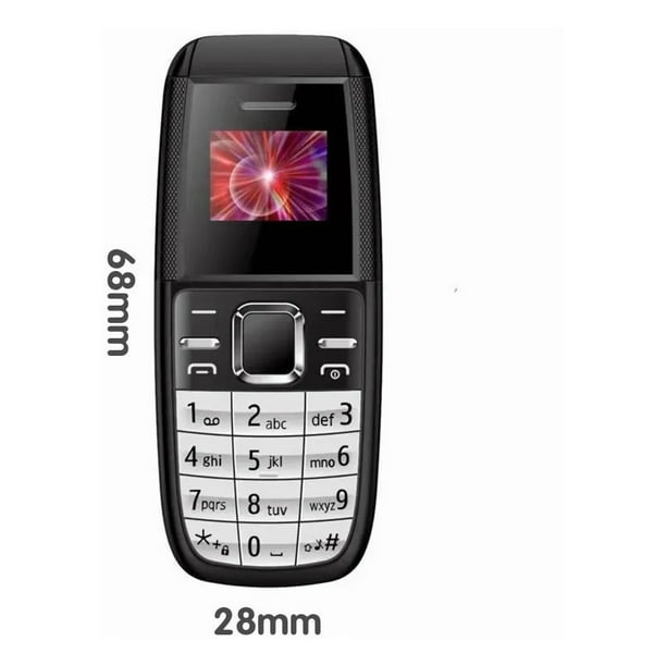 Teléfono robusto desbloqueado, Dual SIM Dual Standby Mini teléfono