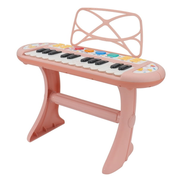 Juguete de teclado de piano para niños pequeños, juguete de piano de 24  teclas para bebé