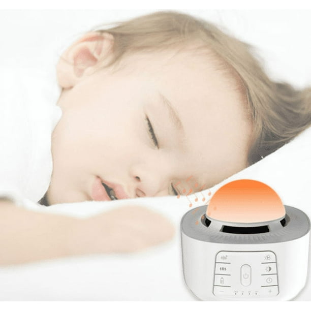 Máquina de ruido blanco, lámpara proyector, música para calmar al bebé  dormido, instrumento para dormir con ruido blanco, lámpara de colores para  ayudar a dormir Rojo Verde