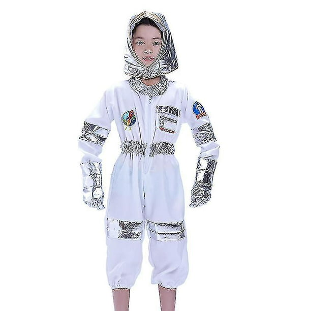  Spooktacular Creations Disfraz de astronauta para niños, casco  de astronauta, traje espacial, disfraz de Halloween para niños y niñas,  Blanco : Ropa, Zapatos y Joyería