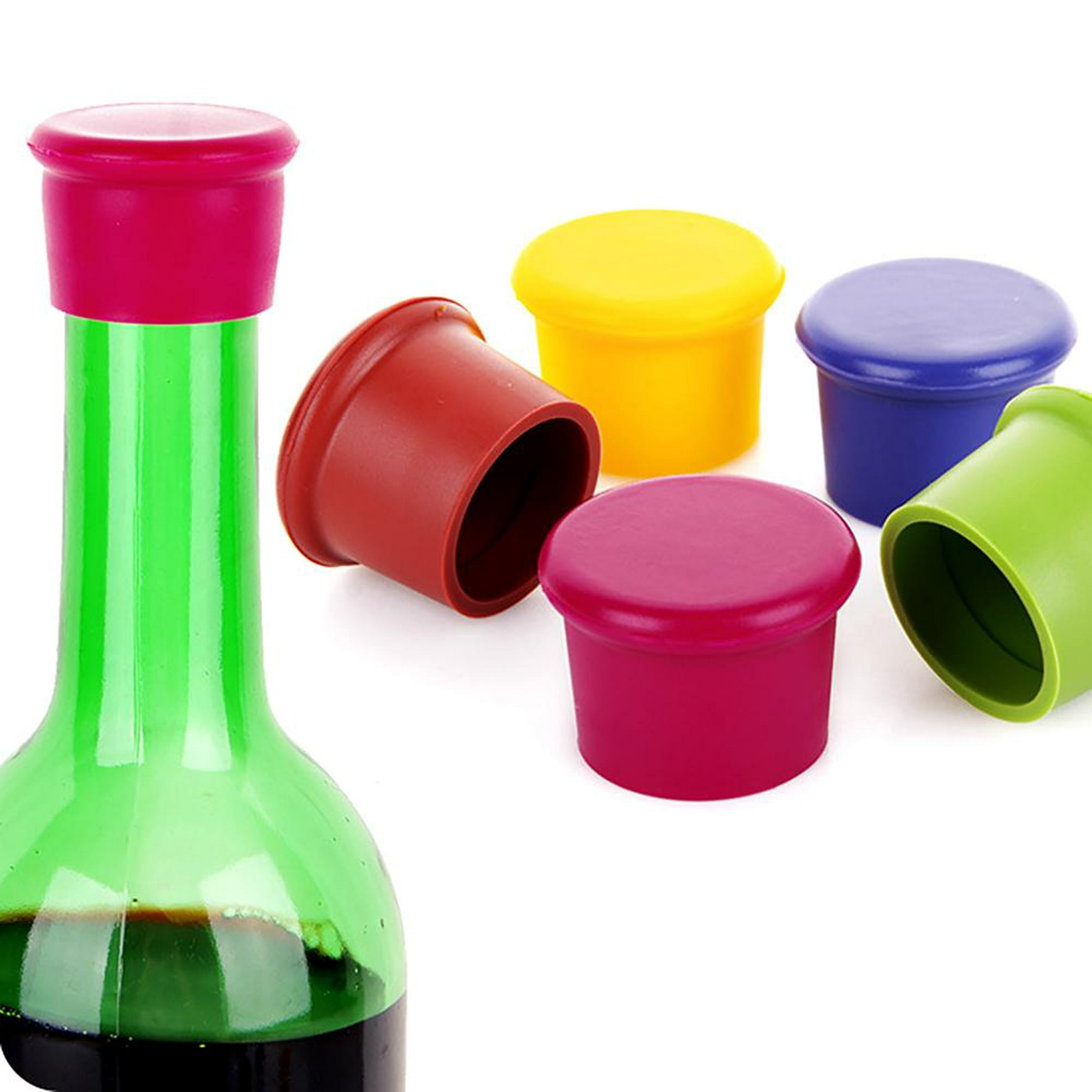 Tapón de botella sellador de botellas de vidrio para vasos de vino Tapón de  vino Tapón de silicona para bebidas Tapones de Coca-Cola Tapones de