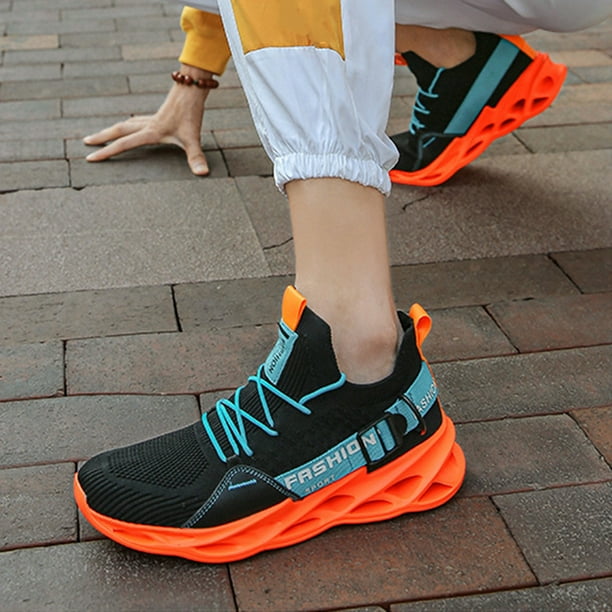Zapatos para correr para hombre, Zapatos informales transpirables, Zapatos  con cordones para activid Wdftyju Tenis De Mujer Tenis De Hombre
