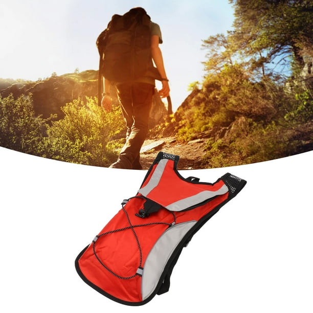 Deportes al aire libre Bolsa de agua Mochila Escalada de montaña Correr  Mochila de viaje roja