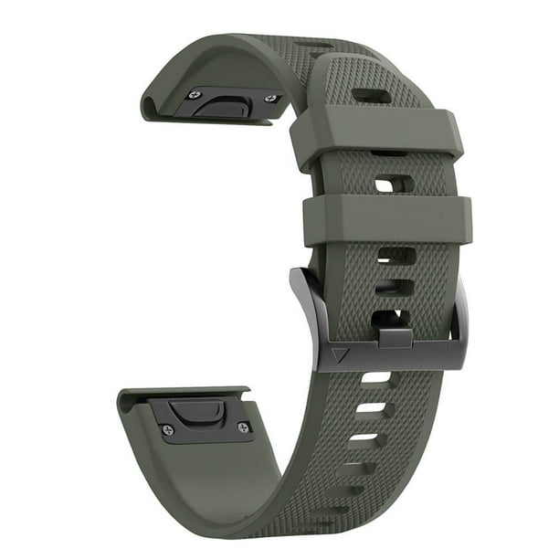 Para Garmin Fenix 7 Pro Sports correa de reloj de silicona de dos colores  (negro +