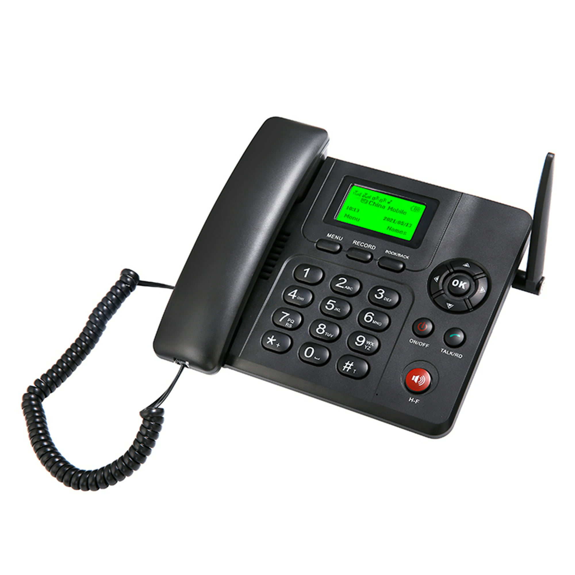 Teléfono fijo inalámbrico Soporte de teléfono de escritorio GSM