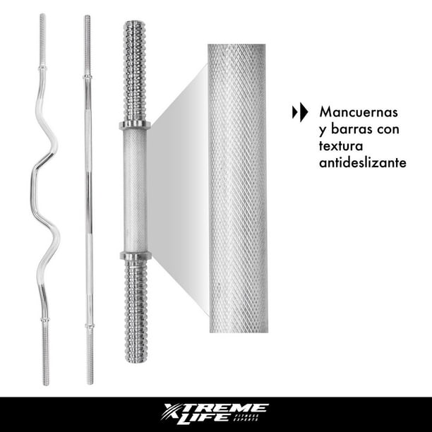 Usd 300 Banco Ejercicios Predicador+kit Pesas 50kg + Barra Z