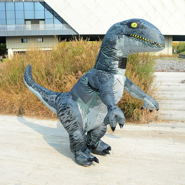 One Casa - Disfraz inflable de dinosaurio para montar en T-Rex, divertido  disfraz de Halloween para niños