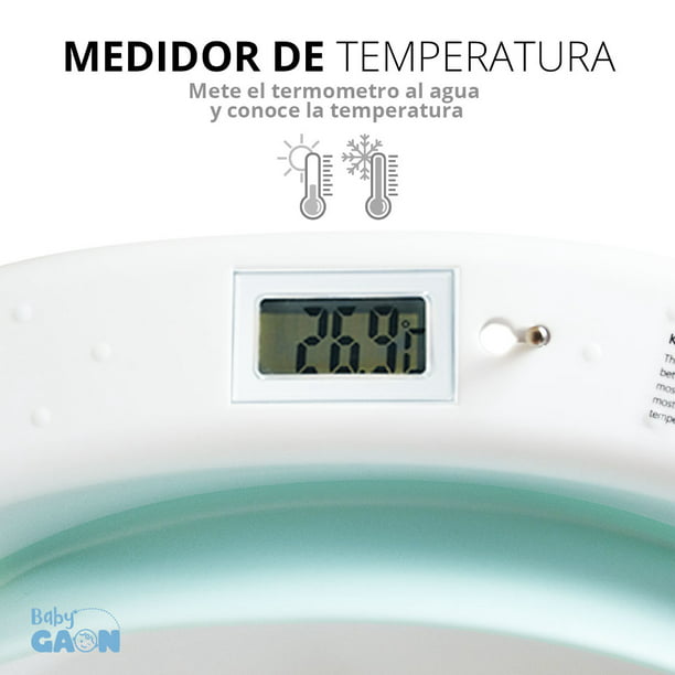 Termómetro de baño Medidor de temperatura del agua del bebé Medición de  temperatura Seguro Azul
