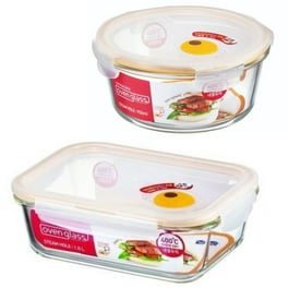 LlacaRe - Set de Refractarios de Vidrio (topper) Con Tapas