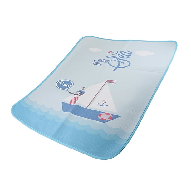 Memory Foam Cambiador para Bebé Cambiador de Pañales Incluye Colchón y  Funda Lavable Color Azul