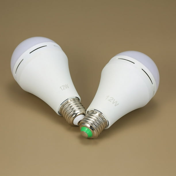 Bombillas LED de emergencia de 15 W, batería recargable, bombillas de  emergencia con 2 baterías recargables integradas, bombillas LED de  emergencia