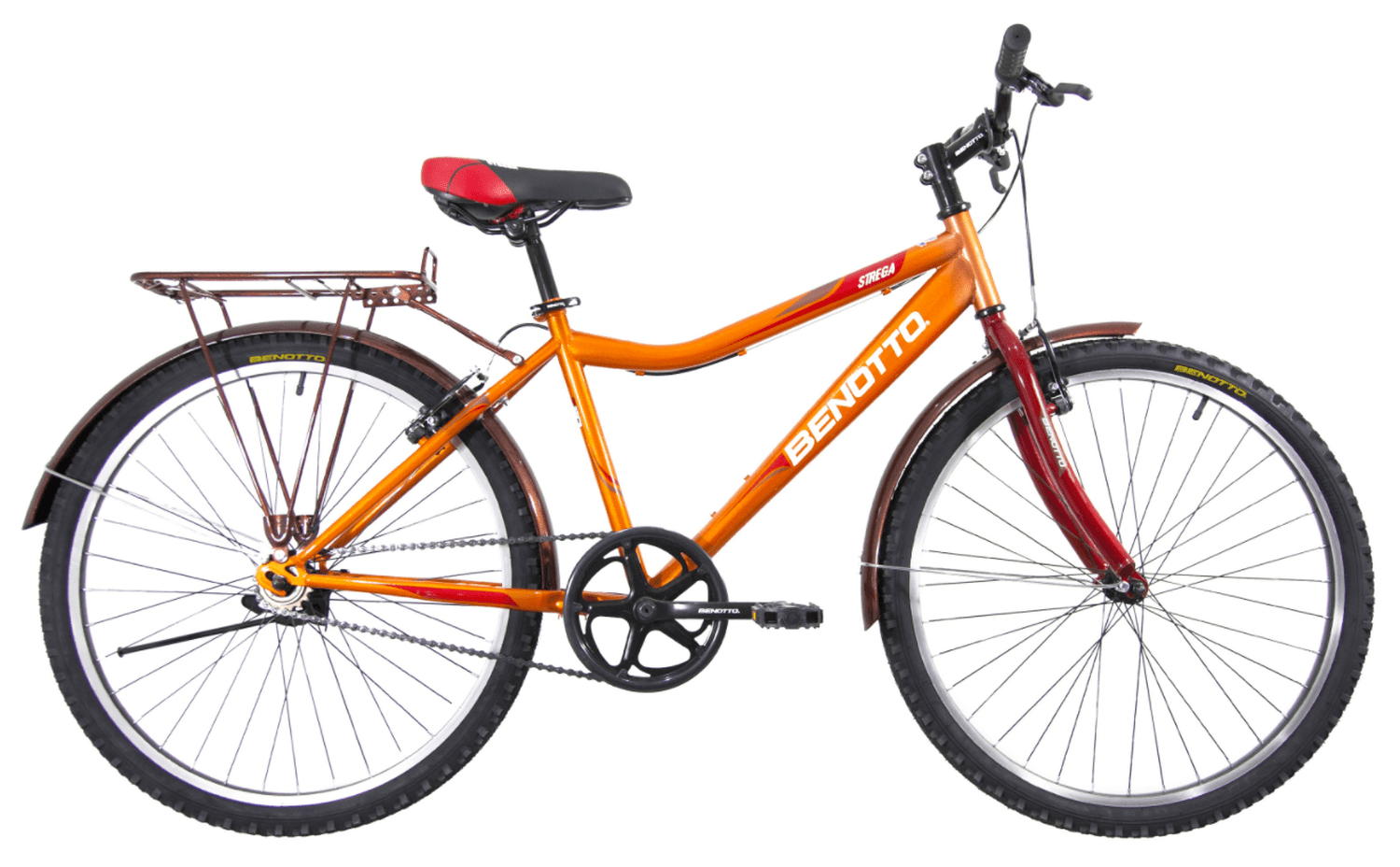 Bicicleta Benotto Montaña Strega R26 1v Frenos V Acero Terracota ...