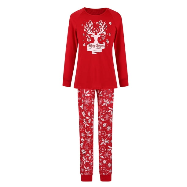 Nuevos pijamas lindos y moda con estampado navideño familiar europeo y americano, traje para padr Fridja nalpqowj115 | Walmart línea