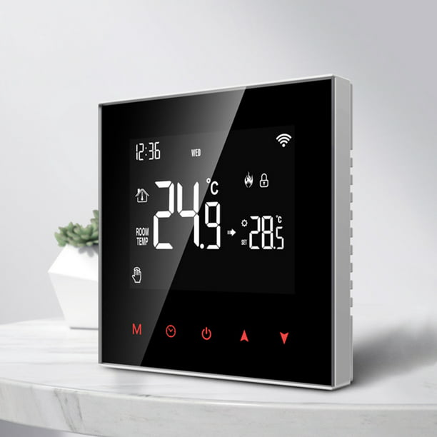 Termostato inteligente Tuya con pantalla táctil para calefacción de suelo  eléctrico, caldera de agua/gas FLhrweasw Nuevo